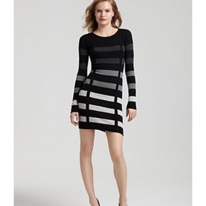 Max & Cleo Striped Ombre Sweater Dress